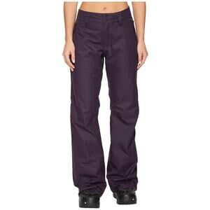 The North Face Women's Sally Snowboard Pants Dark Eggplant Purple Large Regular